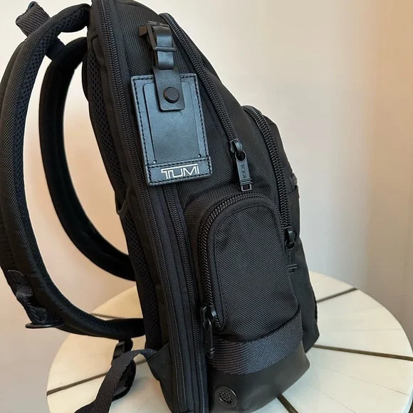 Tumi Alpha Bravo Navigation Backpack in Black - Picture 2 of 5